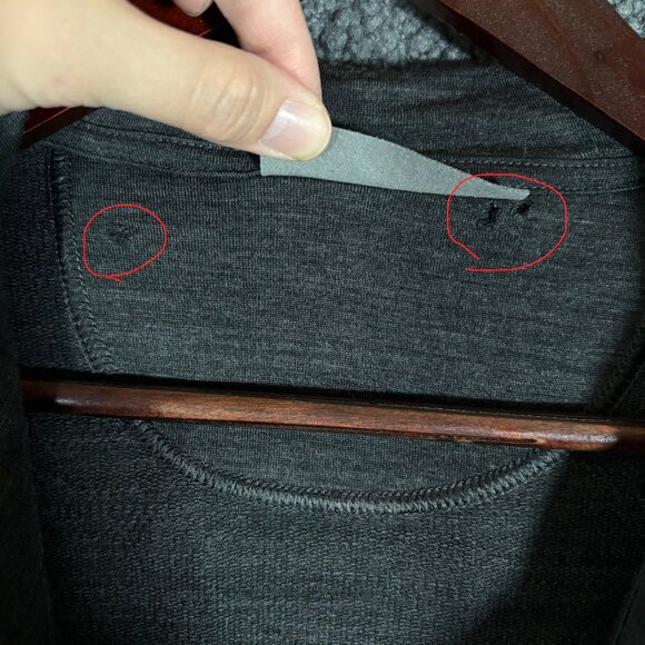 Icebreaker Merino Wool Blend Full Zip Hoodie Sweatshirt - Men's Size M - Gray - Picture 4 of 10